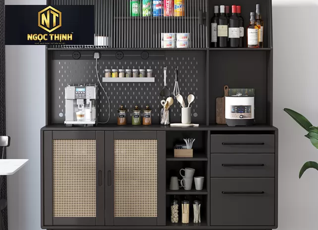 Tủ bếp chất lượng cao đơn giản tiện lợi